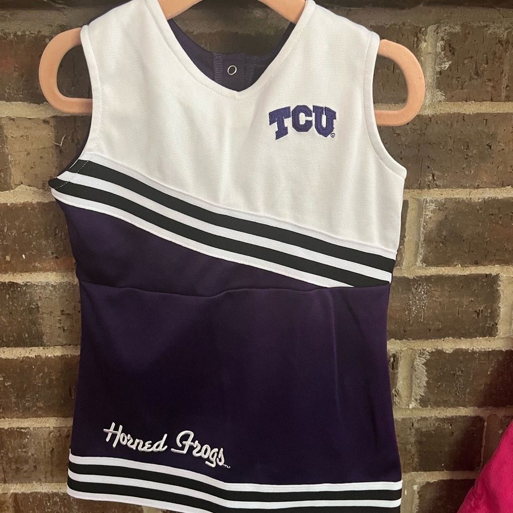Rivalry Threads Purple and White Cheer Outfit